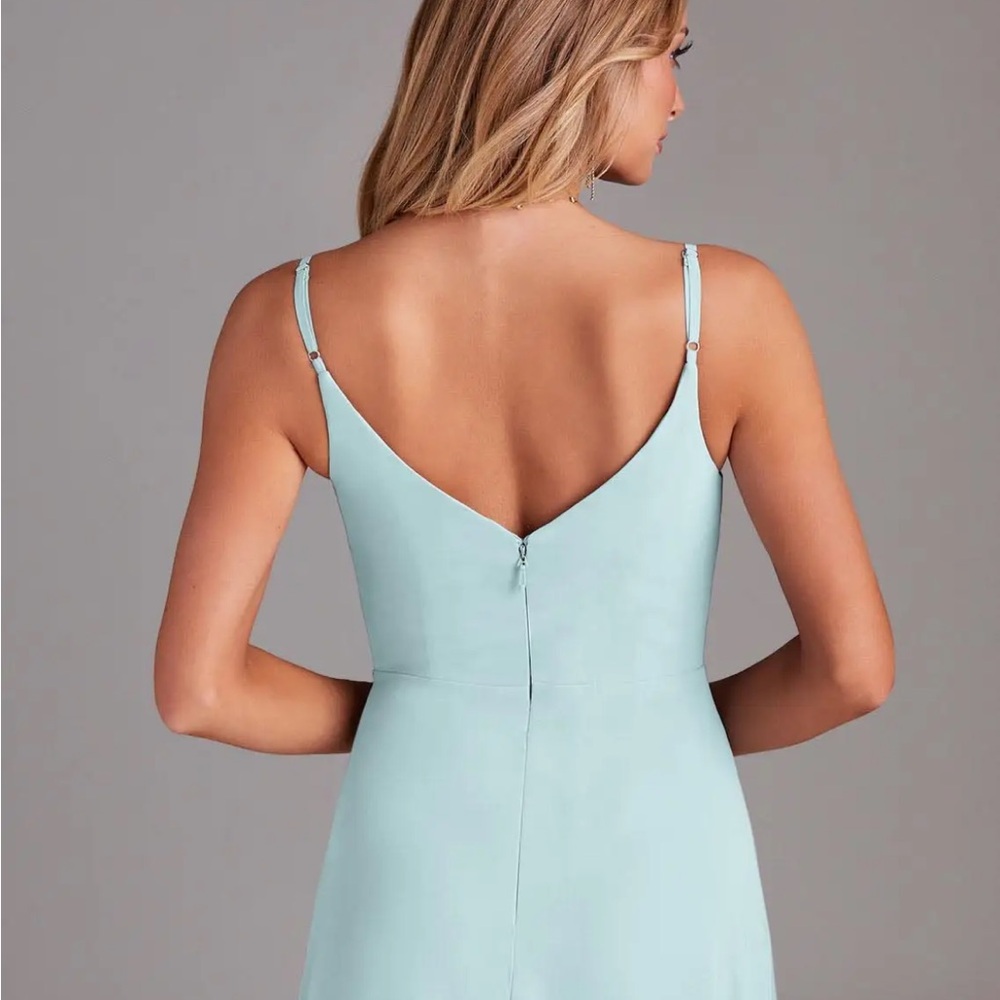 NWT Petite Azazie Daenerys Dress in Mist - Picture 7 of 8